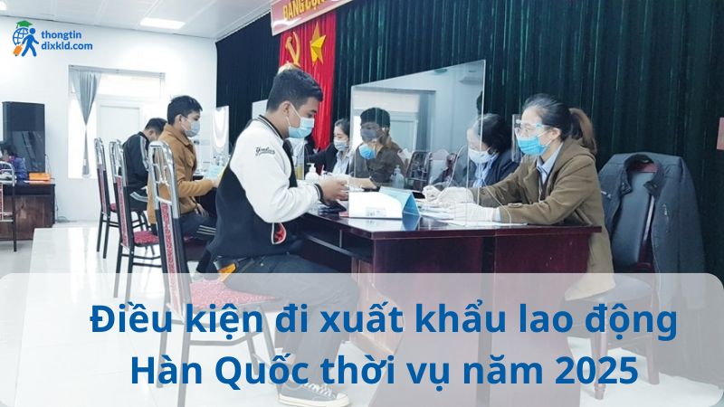 Điều kiện để xuất khẩu lao động Hàn Quốc thời vụ năm 2025