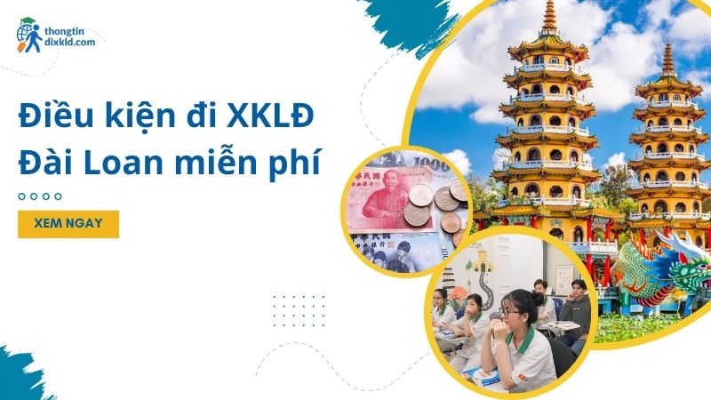 Điều kiện để đi XKLĐ Đài Loan miễn phí