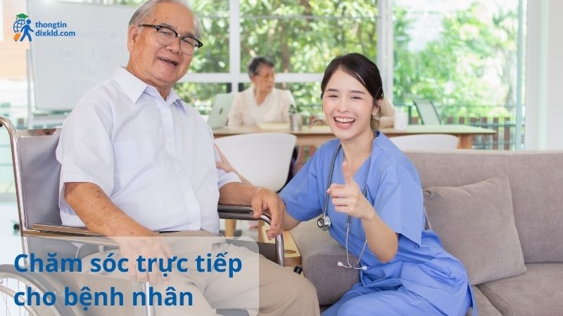 Nghề điều dưỡng ở Đức làm những công việc gì: Chăm sóc trực tiếp bệnh nhân
