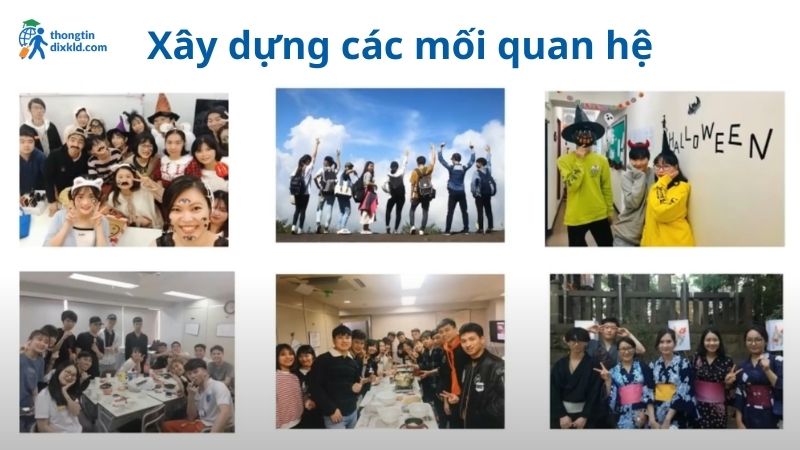 Phát triển mối quan hệ và cơ hội việc làm sau khi ra trường